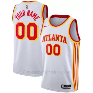 Camiseta de Baloncesto Atlanta Hawks Association Edition Swingman 2023/24 Blanco Camiseta de Baloncesto Atlanta Hawks Association Edition Swingman 2023/24 Blanco