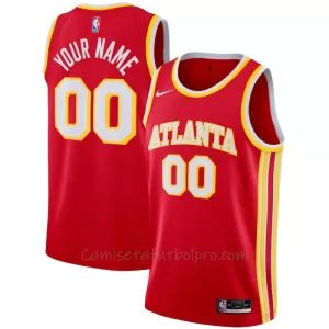 Camiseta de Baloncesto Atlanta Hawks Icon Edition Swingman 2023/24 Rojo Camiseta de Baloncesto Atlanta Hawks Icon Edition Swingman 2023/24 Rojo