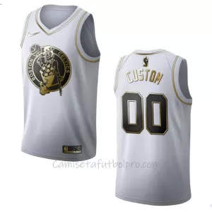 Camiseta de Baloncesto Boston Celtics Golden Edition Swingman Blanco Camiseta de Baloncesto Boston Celtics Golden Edition Swingman Blanco