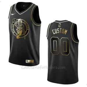 Camiseta de Baloncesto Boston Celtics Golden Edition Swingman Negro Camiseta de Baloncesto Boston Celtics Golden Edition Swingman Negro