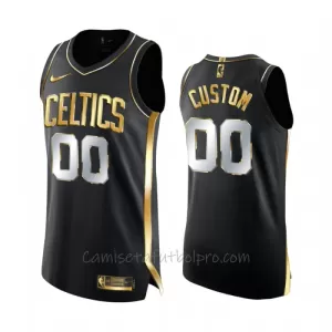 Camiseta de Baloncesto Boston Celtics Golden Edition Swingman Negro Camiseta de Baloncesto Boston Celtics Golden Edition Swingman Negro