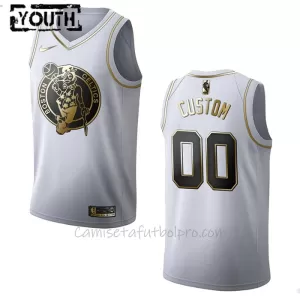 Camiseta de Baloncesto Boston Celtics Golden Edition Swingman Niños Blanco Camiseta de Baloncesto Boston Celtics Golden Edition Swingman Niños Blanco