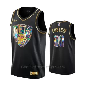 Camiseta de Baloncesto Brooklyn Nets Diamond Edition Swingman Negro Camiseta de Baloncesto Brooklyn Nets Diamond Edition Swingman Negro