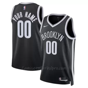 Camiseta de Baloncesto Brooklyn Nets Icon Edition Swingman 2023/24 Negro Camiseta de Baloncesto Brooklyn Nets Icon Edition Swingman 2023/24 Negro