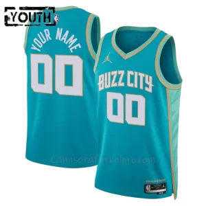 Camiseta de Baloncesto Charlotte Hornets City Edition Swingman 2023/24 Niños Teal Camiseta de Baloncesto Charlotte Hornets City Edition Swingman 2023/24 Niños Teal