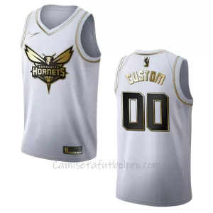 Camiseta de Baloncesto Charlotte Hornets Golden Edition Swingman Blanco Camiseta de Baloncesto Charlotte Hornets Golden Edition Swingman Blanco