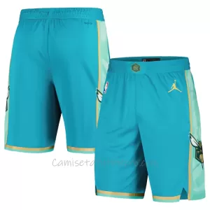 Shorts de Baloncesto Charlotte Hornets City Edition Swingman Teal Shorts de Baloncesto Charlotte Hornets City Edition Swingman Teal