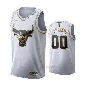 Camiseta de Baloncesto Chicago Bulls Golden Edition Swingman Blanco Camiseta de Baloncesto Chicago Bulls Golden Edition Swingman Blanco