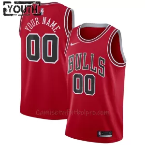 Camiseta de Baloncesto Chicago Bulls Icon Edition Swingman 2023/24 Niños Rojo Camiseta de Baloncesto Chicago Bulls Icon Edition Swingman 2023/24 Niños Rojo
