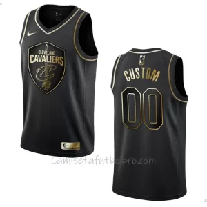Camiseta de Baloncesto Cleveland Cavaliers Golden Edition Swingman Negro Camiseta de Baloncesto Cleveland Cavaliers Golden Edition Swingman Negro