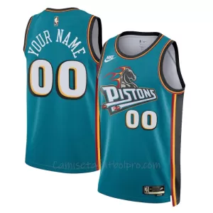 Camiseta de Baloncesto Detroit Pistons Classic Edition Swingman Teal Camiseta de Baloncesto Detroit Pistons Classic Edition Swingman Teal