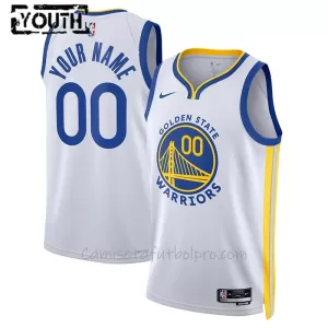Camiseta de Baloncesto Golden State Warriors Association Edition Swingman 2023/24 Niños Blanco Camiseta de Baloncesto Golden State Warriors Association Edition Swingman 2023/24 Niños Blanco