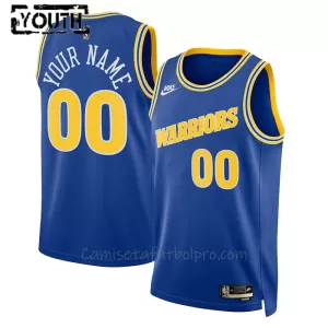 Camiseta de Baloncesto Golden State Warriors Classic Edition Swingman 2023/24 Niños Azul Camiseta de Baloncesto Golden State Warriors Classic Edition Swingman 2023/24 Niños Azul