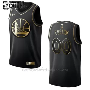 Camiseta de Baloncesto Golden State Warriors Golden Edition Swingman 2023/24 Niños Negro Camiseta de Baloncesto Golden State Warriors Golden Edition Swingman 2023/24 Niños Negro