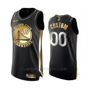Camiseta de Baloncesto Golden State Warriors Golden Edition Swingman Negro Camiseta de Baloncesto Golden State Warriors Golden Edition Swingman Negro