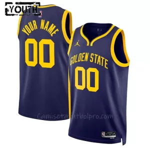 Camiseta de Baloncesto Golden State Warriors Statement Edition Swingman 2023/24 Niños Navy Camiseta de Baloncesto Golden State Warriors Statement Edition Swingman 2023/24 Niños Navy
