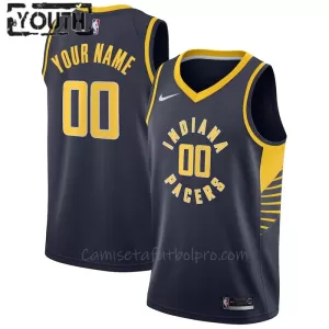 Camiseta de Baloncesto Indiana Pacers Icon Edition Swingman 2023/24 Niños Navy Camiseta de Baloncesto Indiana Pacers Icon Edition Swingman 2023/24 Niños Navy