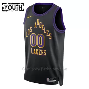 Camiseta de Baloncesto Los Angeles Lakers City Edition Swingman 2023/24 Niños