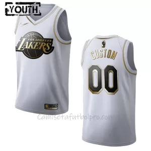 Camiseta de Baloncesto Los Angeles Lakers Golden Edition Swingman Niños Blanco Camiseta de Baloncesto Los Angeles Lakers Golden Edition Swingman Niños Blanco