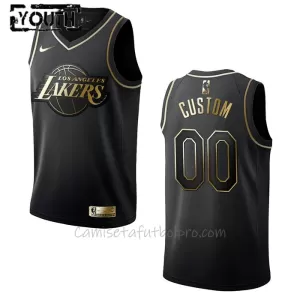 Camiseta de Baloncesto Los Angeles Lakers Golden Edition Swingman Niños Negro Camiseta de Baloncesto Los Angeles Lakers Golden Edition Swingman Niños Negro