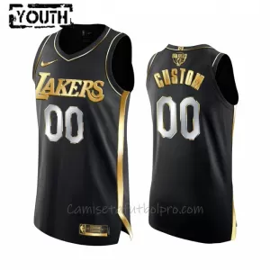 Camiseta de Baloncesto Los Angeles Lakers Golden Edition Swingman Niños Negro Camiseta de Baloncesto Los Angeles Lakers Golden Edition Swingman Niños Negro