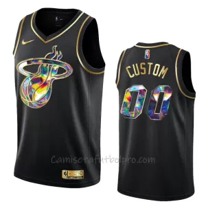 Camiseta de Baloncesto Miami Heat Diamond Edition Swingman Negro Camiseta de Baloncesto Miami Heat Diamond Edition Swingman Negro