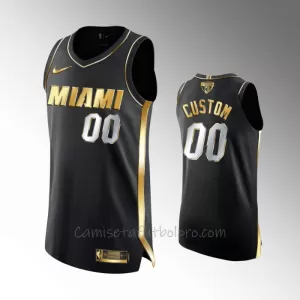 Camiseta de Baloncesto Miami Heat Golden Edition Swingman Negro Camiseta de Baloncesto Miami Heat Golden Edition Swingman Negro