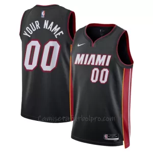 Camiseta de Baloncesto Miami Heat Icon Edition Swingman 2023/24 Negro Camiseta de Baloncesto Miami Heat Icon Edition Swingman 2023/24 Negro