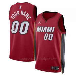Camiseta de Baloncesto Miami Heat Statement Edition Swingman 2023/24 Rojo Camiseta de Baloncesto Miami Heat Statement Edition Swingman 2023/24 Rojo