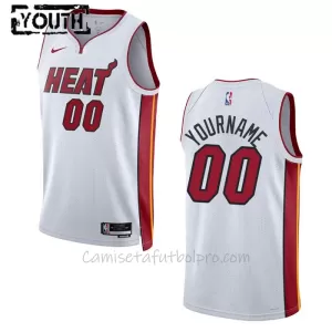 White Camiseta de Baloncesto Miami Heat Association Edition Swingman 2023/24 Niños White Camiseta de Baloncesto Miami Heat Association Edition Swingman 2023/24 Niños
