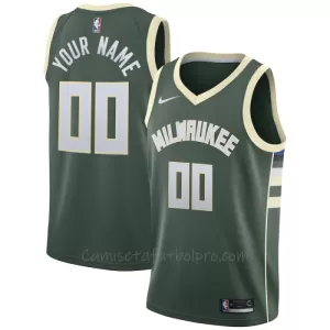 Camiseta de Baloncesto Milwaukee Bucks Icon Edition Swingman 2023/24 Verde Camiseta de Baloncesto Milwaukee Bucks Icon Edition Swingman 2023/24 Verde