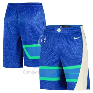Shorts de Baloncesto Milwaukee Bucks City Edition Swingman Shorts de Baloncesto Milwaukee Bucks City Edition Swingman