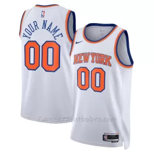 Camiseta de Baloncesto New York Knicks Association Edition Swingman 2023/24 Blanco Camiseta de Baloncesto New York Knicks Association Edition Swingman 2023/24 Blanco