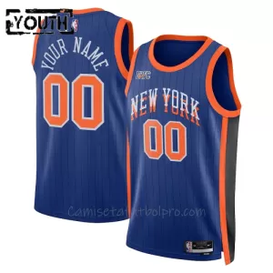 Camiseta de Baloncesto New York Knicks City Edition Swingman 2023/24 Niños Camiseta de Baloncesto New York Knicks City Edition Swingman 2023/24 Niños