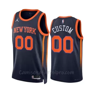 Camiseta de Baloncesto New York Knicks Statement Edition Swingman 2023/24 Navy Camiseta de Baloncesto New York Knicks Statement Edition Swingman 2023/24 Navy