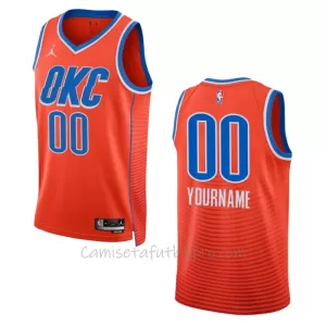 Camiseta de Baloncesto Oklahoma City Thunder Statement Edition Swingman 2023/24 Naranja Camiseta de Baloncesto Oklahoma City Thunder Statement Edition Swingman 2023/24 Naranja