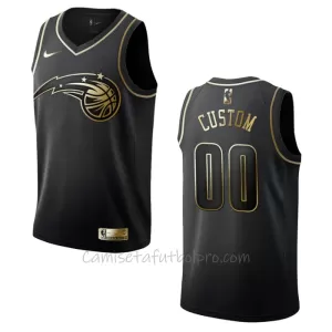 Camiseta de Baloncesto Orlando Magic Golden Edition Swingman Negro Camiseta de Baloncesto Orlando Magic Golden Edition Swingman Negro