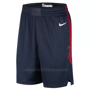Shorts de Baloncesto Philadelphia 76ers City Edition Swingman Navy