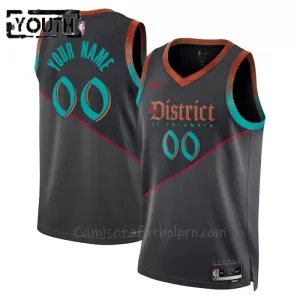 Camiseta de Baloncesto Washington Wizards City Edition Swingman 2023/24 Niños Camiseta de Baloncesto Washington Wizards City Edition Swingman 2023/24 Niños
