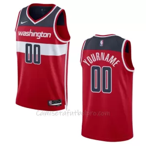 Camiseta de Baloncesto Washington Wizards Icon Edition Swingman 2023/24 Rojo Camiseta de Baloncesto Washington Wizards Icon Edition Swingman 2023/24 Rojo