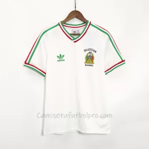Camiseta México Remake Hombre 1985 Blanco