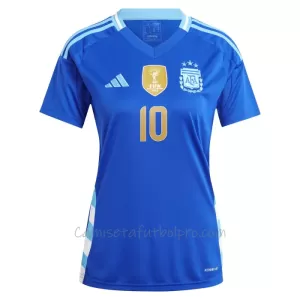 Camiseta Argentina Lionel Messi 10 Mujer 2ª Equipación 2024