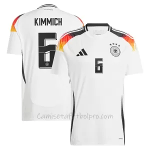 Camiseta Alemania Joshua Kimmich 6 Hombre 1ª Equipación Eurocopa 2024 Camiseta Alemania Joshua Kimmich 6 Hombre 1ª Equipación Eurocopa 2024