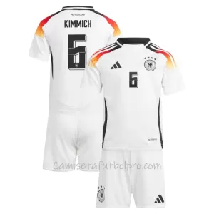 Camiseta Alemania Joshua Kimmich 6 Niños 1ª Equipación Eurocopa 2024 Camiseta Alemania Joshua Kimmich 6 Niños 1ª Equipación Eurocopa 2024