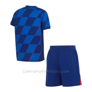 Camiseta Croacia Niños 2ª Equipación Eurocopa 2024