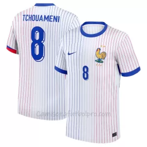 Camiseta Francia Aurélien Tchouaméni 8 Hombre 2ª Equipación Eurocopa 2024