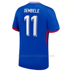 Camiseta Francia Ousmane Dembélé 11 Hombre 1ª Equipación Eurocopa 2024