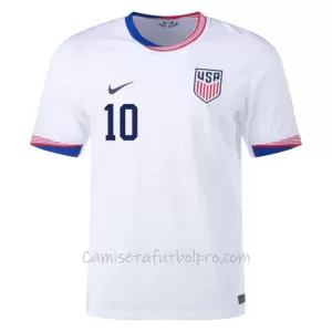 Camiseta Estados Unidos Christian Pulišić 10 Hombre 1ª Equipación 2024