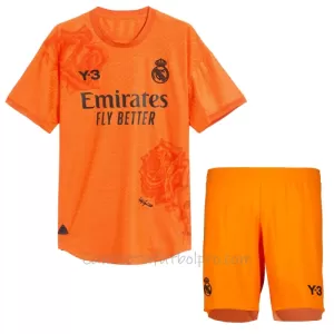 Camiseta Portero Real Madrid Niños 4ª Equipación 23/24 Naranja Camiseta Portero Real Madrid Niños 4ª Equipación 23/24 Naranja