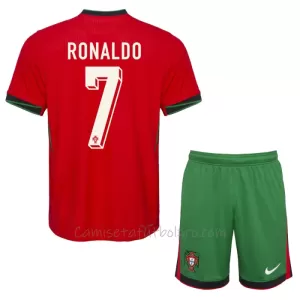 Camiseta Portugal Cristiano Ronaldo 7 Niños 1ª Equipación Eurocopa 2024